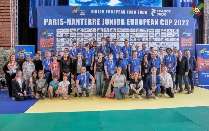 Image de l'actu 'L'ESN Judo à l'European Cup Juniors 2022 Paris-Nanterre les 7 et 8 mai 2022'