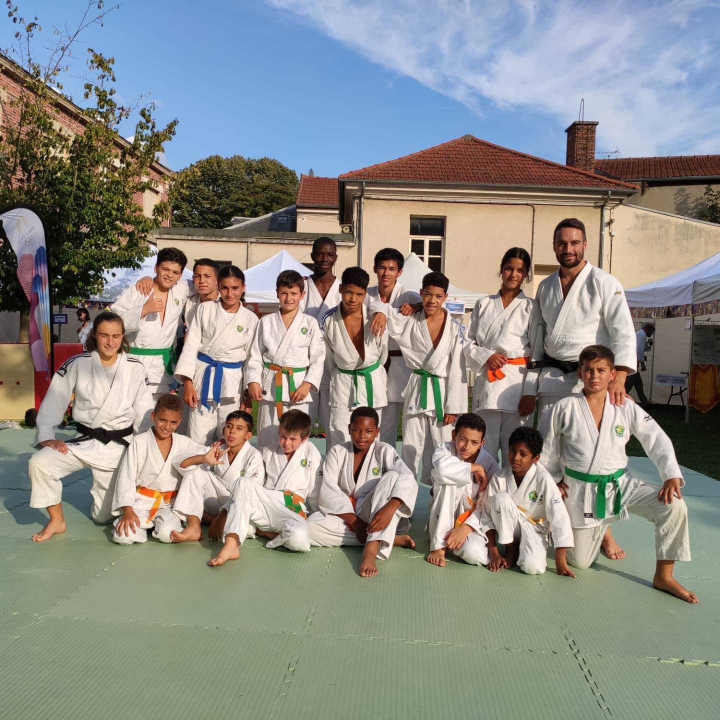 Démonstration de la section ESN Judo lors du forum de la vie associative de la ville de Nanterre - 18/09/2021